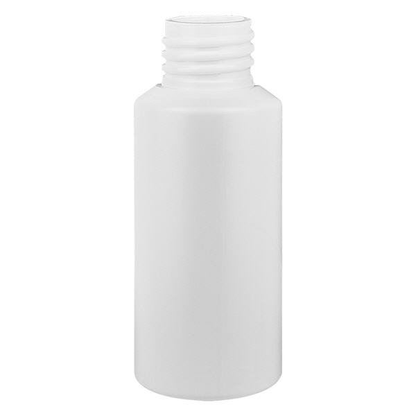 Frasco de farmácia PEAD 30ml branco, sem tampa