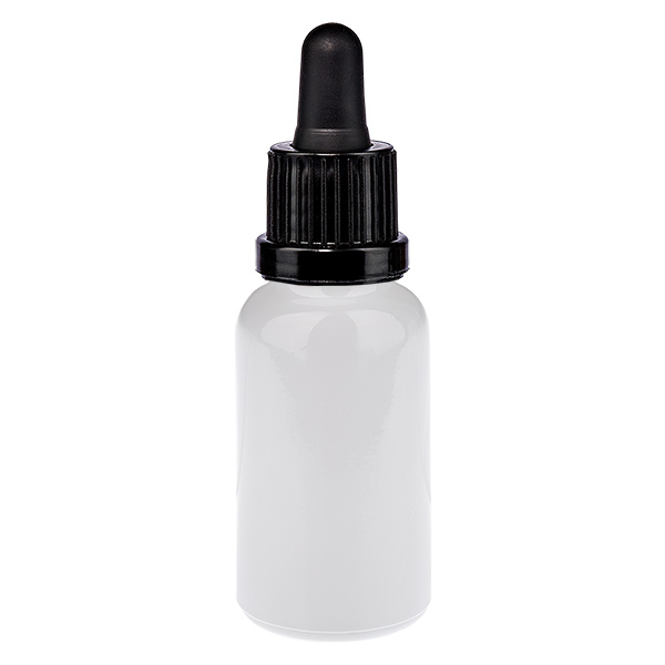 Frasco pipeta de 20 ml preto com tampa inviolável WhiteLine UT18/20