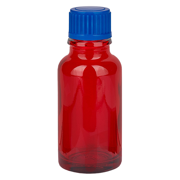 Frasco de 20 ml com tampa de rosca de 11 mm azul Standard RedLine UT18/20