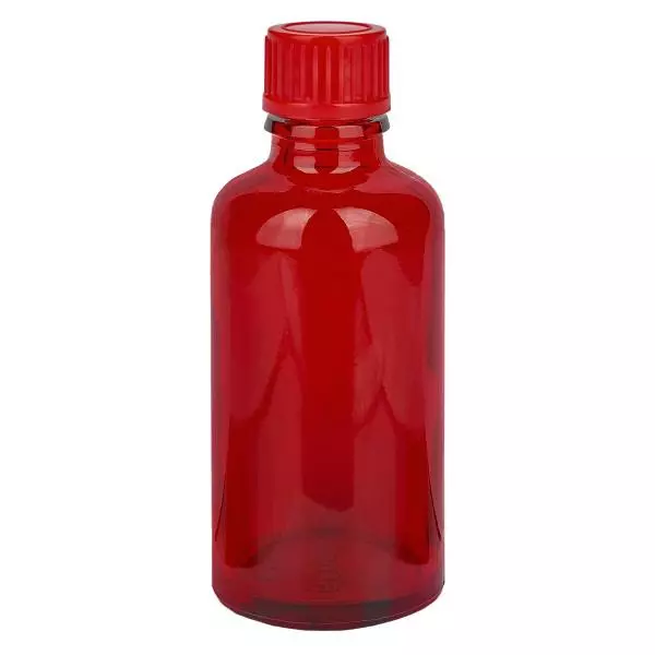 Frasco de 50 ml com tampa de rosca de 11 mm vermelho standard RedLine UT18/50