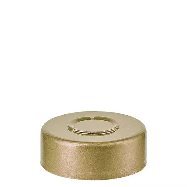 Casquilho 20,25 x 7,4 mm com corte CENTRAL, dourado Casquilho 20,25 x 7,4 mm com corte CENTRAL, dourado