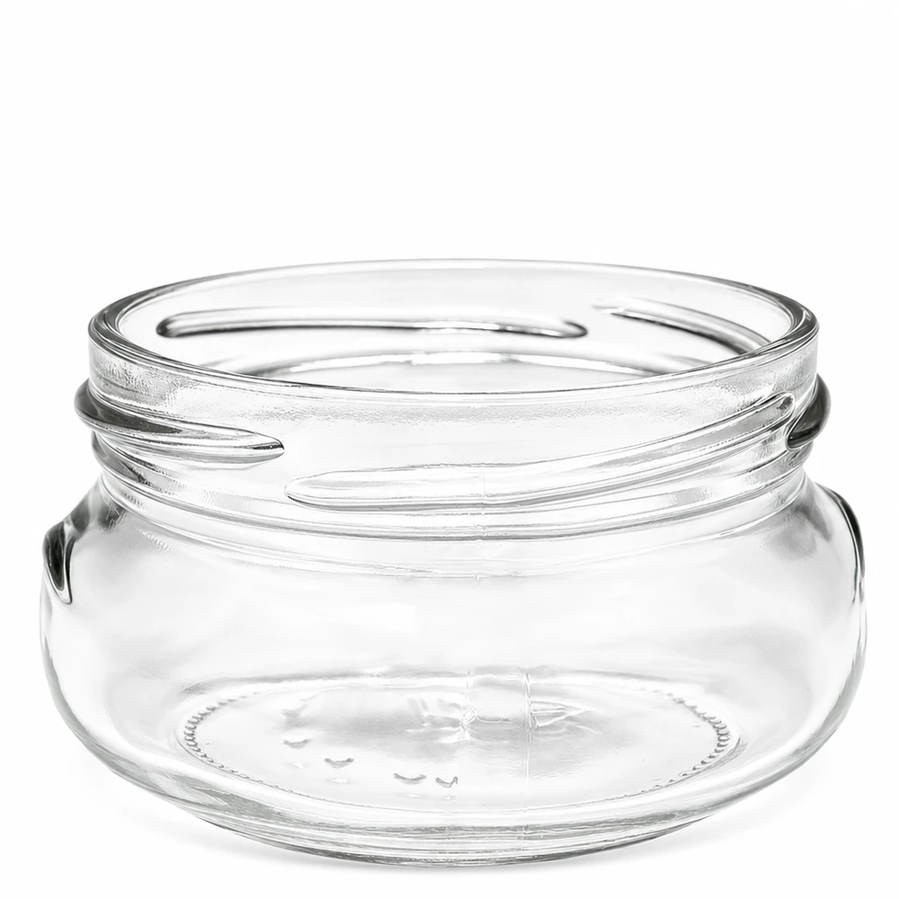 UNiTWIST Terrina120 Terrina 120ml TO70 rosca transparente vazia sem tampa
