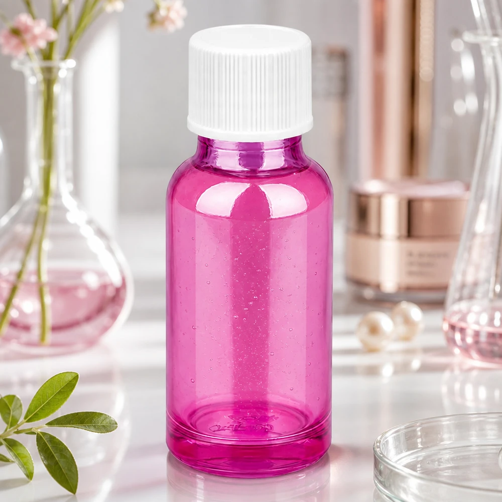Frasco de 20 ml com tampa de rosca de 11 mm branco padrão PurpleLine UT18/20 Frasco de vidro PurpleLine de alta qualidade de 20 ml com tampa de rosca branca para uma dosagem precisa