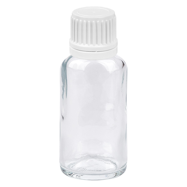 Frasco de 20 ml com tampa de rosca de 11 mm branco Standard ClearLine UT18/20 Frasco de 20 ml com tampa de rosca de 11 mm branco Standard ClearLine UT18/20