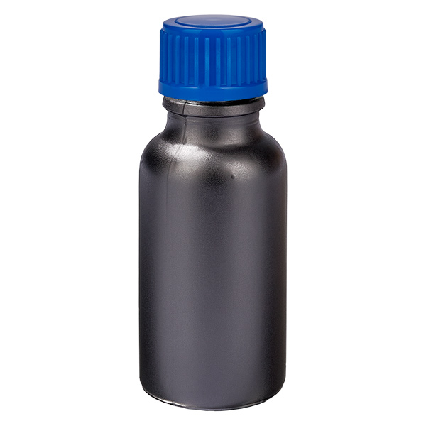 Frasco de 20ml 11mm tampa de rosca azul standard BlackLine UT18/20