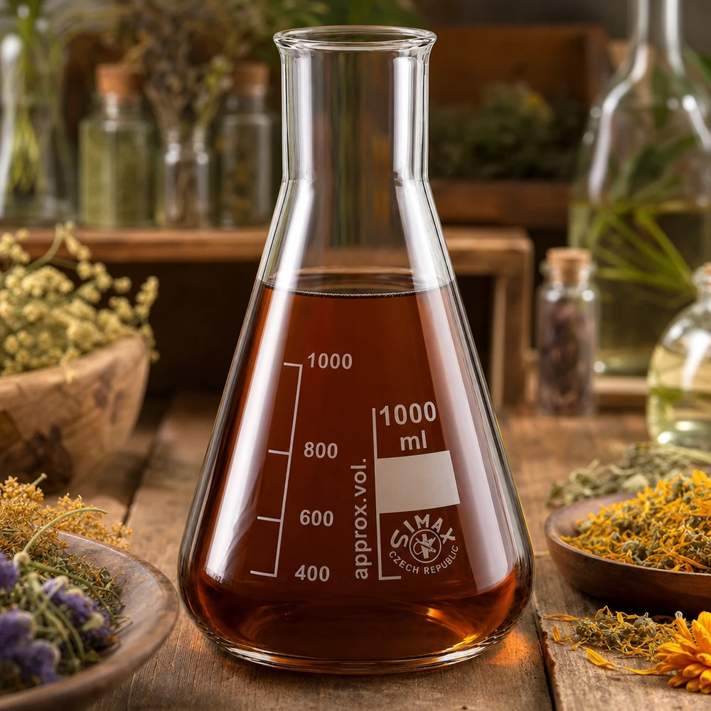 Erlenmeyer 1000ml gargalo largo Erlenmeyer 1000ml gargalo largo