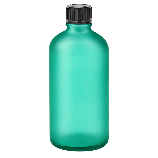 Frasco de 100ml 11mm tampa de rosca preta Standard GreenL. UT18/100