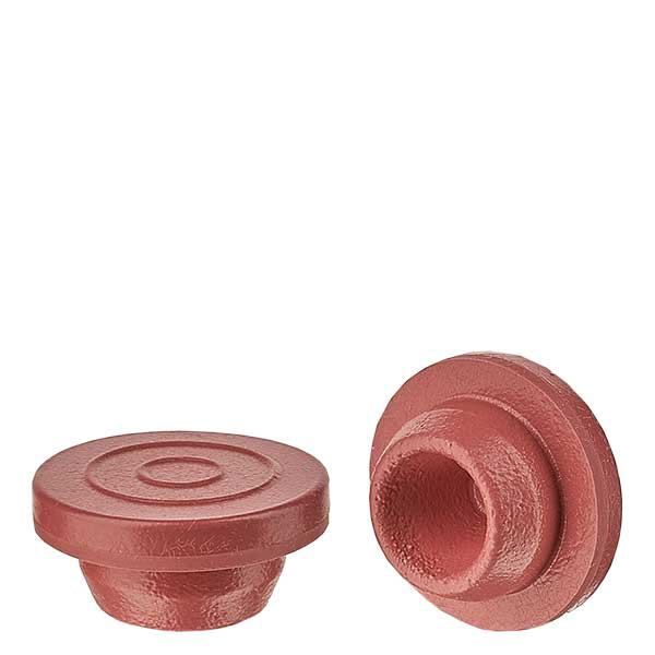 Bujão de injeção 20mm vermelho feito de bromobutilo Bujão de injeção 20mm vermelho feito de bromobutilo