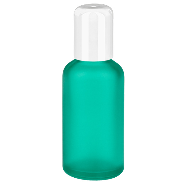 Frasco roll-on de 50ml branco com tampa standard GreenLine UT18/50