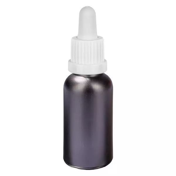 Frasco pipeta de 30 ml com tampa inviolável branca BlackLine UT18/30 Frasco pipeta de 30 ml com tampa inviolável branca BlackLine UT18/30