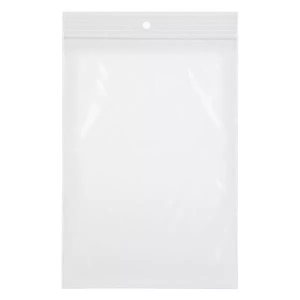PolyZip com furo redondo (embalagem de 100) 70x100mm/50µm
