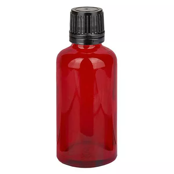 Frasco conta-gotas de 50 ml com tampa inviolável de 1 mm RedLine UT18/50 UNiTWIST