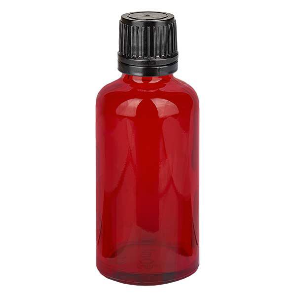 Frasco conta-gotas de 50 ml com tampa inviolável de 1 mm RedLine UT18/50 UNiTWIST