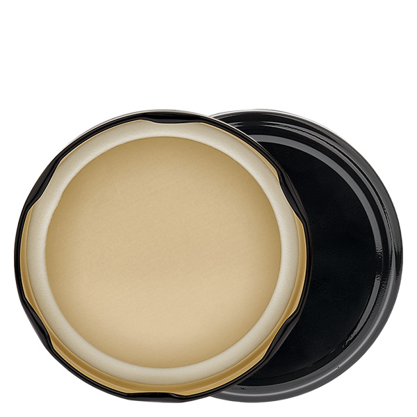 Tampa BasicSeal de 100 mm preta (TO100) UNiTWIST