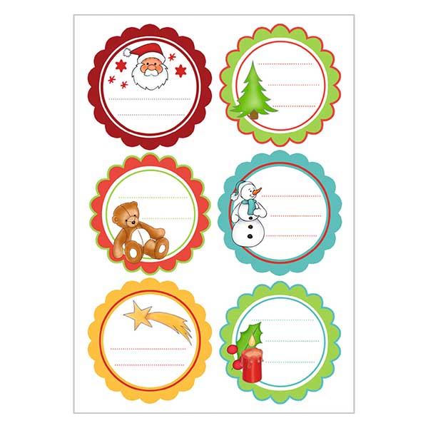 Autocolantes "Saudações de Natal" (12 autocolantes com purpurinas) Autocolantes "Saudações de Natal" (12 autocolantes com purpurinas)