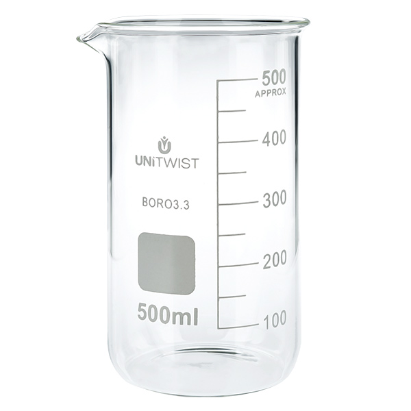 Copo 500 ml de borossilicato, molde alto UNiTWIST