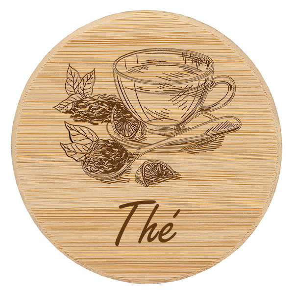 Cobertura em madeira "Thé" para WECK RR100