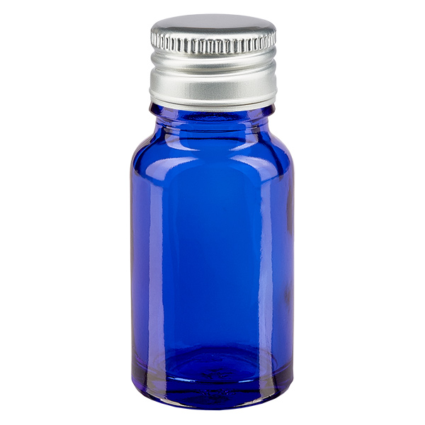 Frasco de 10ml 11mm tampa de rosca alumínio-prata standard BlueL. UT18/10