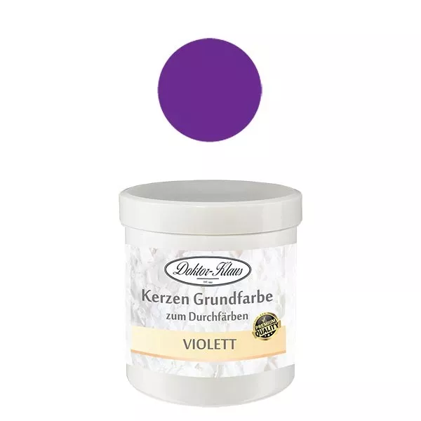Base de vela Doktor-Klaus cor violeta, 7gr, em lata Base de vela Doktor-Klaus cor violeta, 7gr, em lata