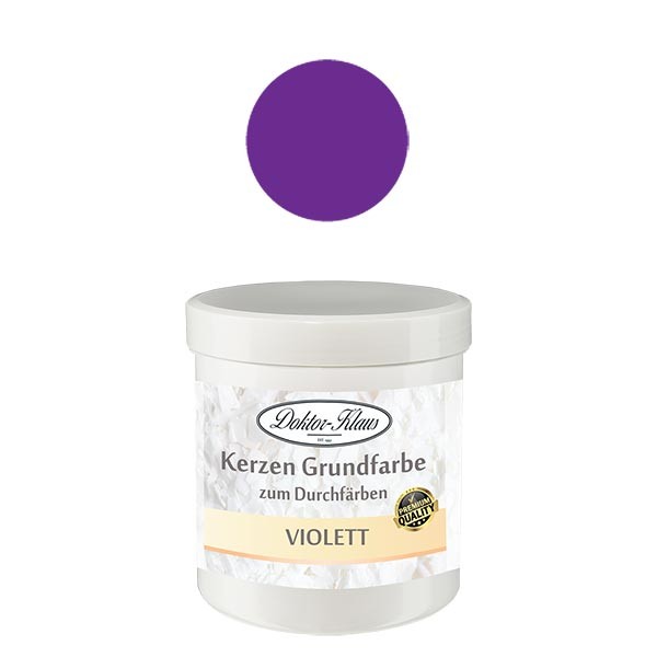 Base de vela Doktor-Klaus cor violeta, 7gr, em lata