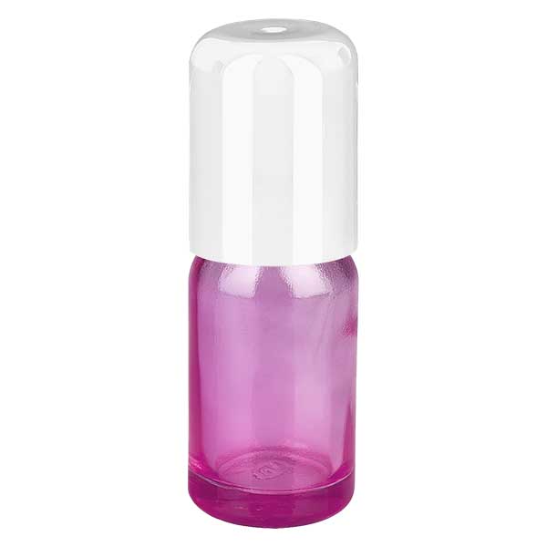 Frasco roll-on de 10ml branco standard PurpleLine UT18/10