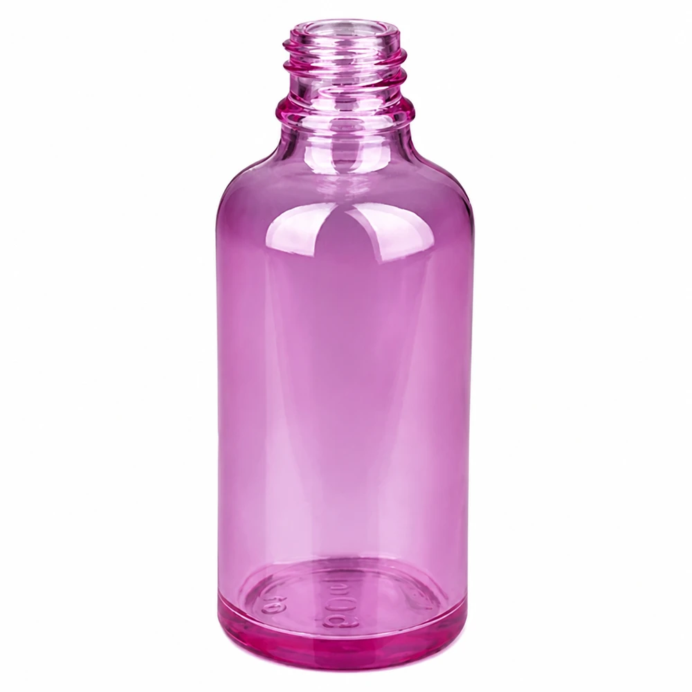 Frasco pulverizador PurpleLine de 50 ml de cor púrpura transparente para óleos essenciais e aromaterapia