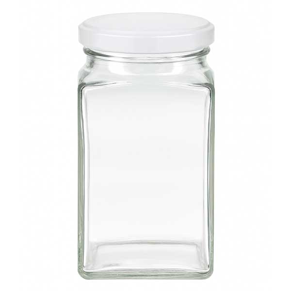 260ml Tetraglas mit BasicSeal Deckel weiß UNiTWIST