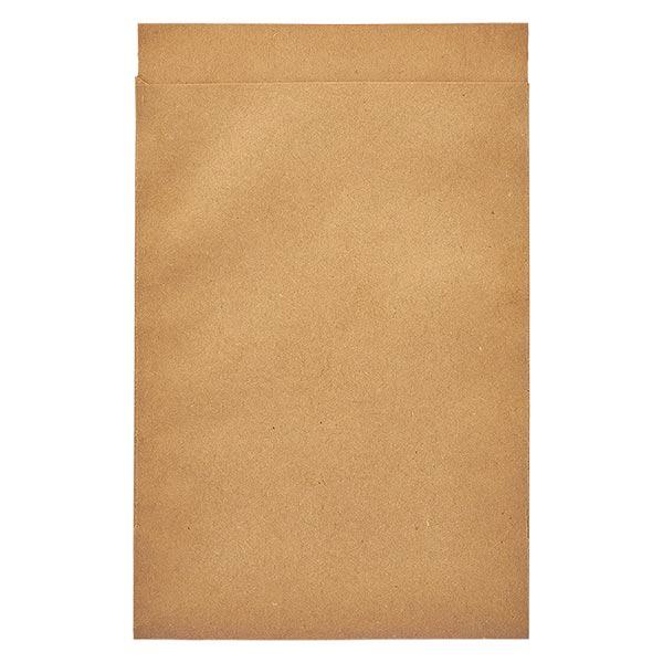 Saco plano castanho (embalagem de 100) 85x117mm/50 g/m²