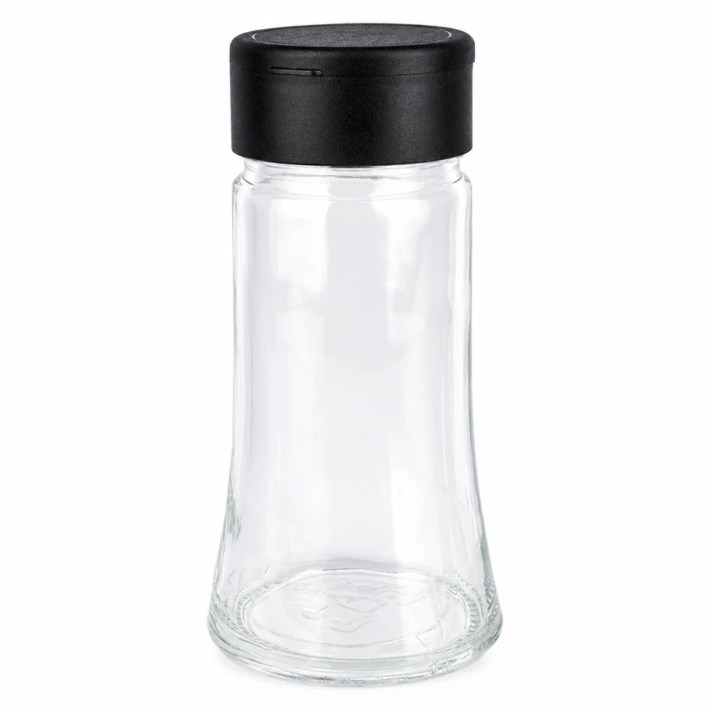 Frasco para sal/especiarias de 95 ml com espalhador, preto Frasco para sal/especiarias de 95 ml com espalhador, preto