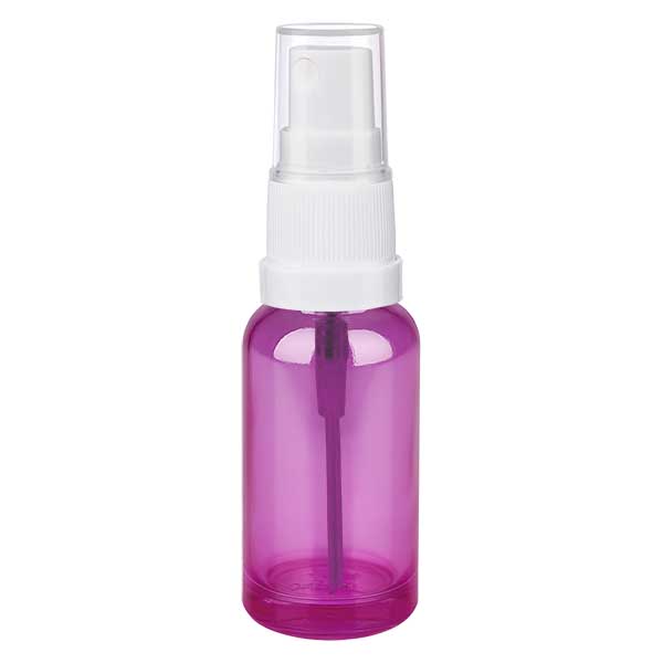 Frasco de spray de 20 ml branco/transparente Standard PurpleLine UT18/20