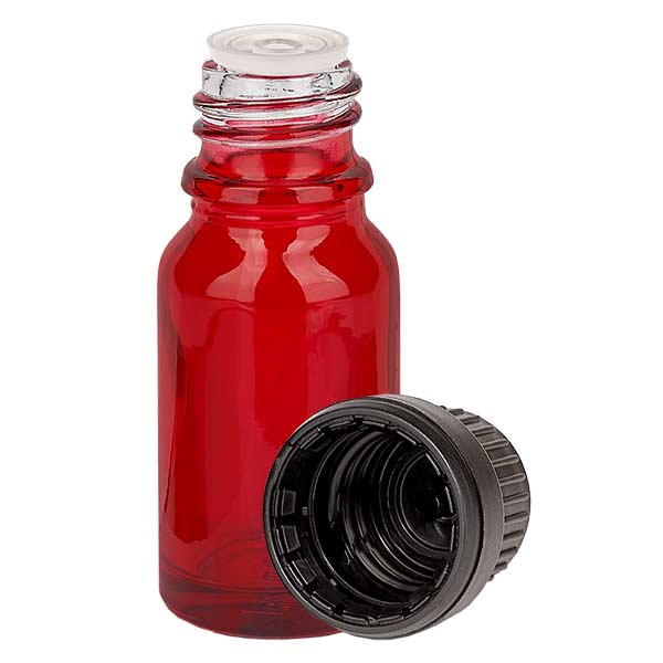 Frasco conta-gotas de 10ml com tampa inviolável de 2mm RedLine UT18/10 UNiTWIST Frasco conta-gotas de 10ml com tampa inviolável de 2mm RedLine UT18/10 UNiTWIST