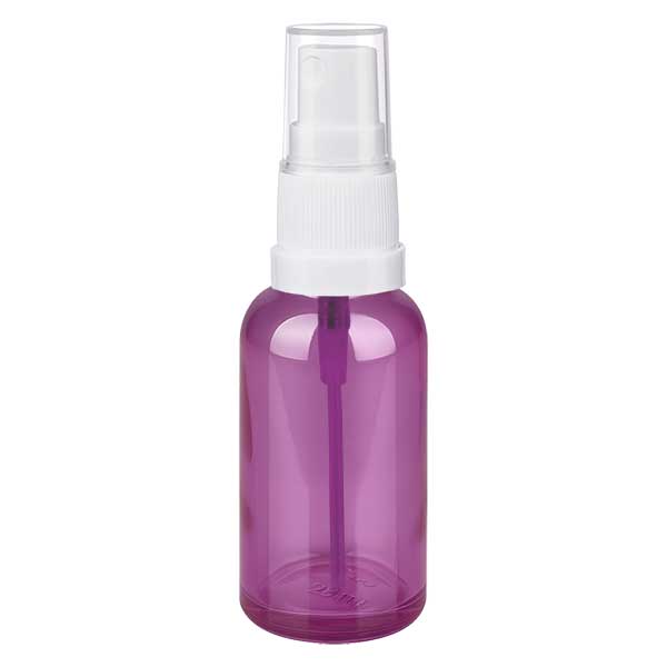 Frasco de spray de 30 ml branco/transparente Standard PurpleLine UT18/30