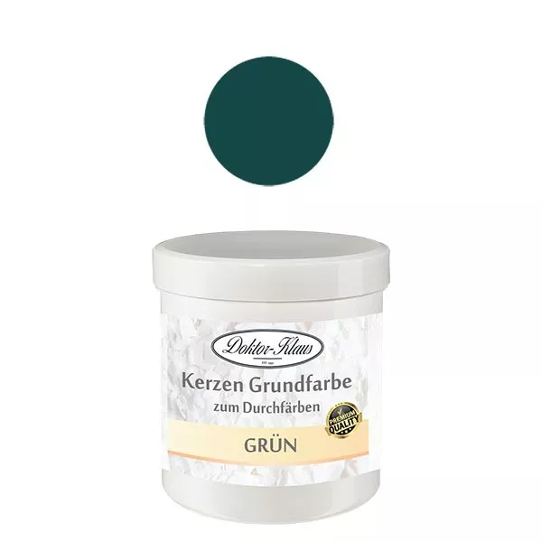Base de vela Doktor-Klaus cor verde, 7g, em lata Base de vela Doktor-Klaus cor verde, 7g, em lata