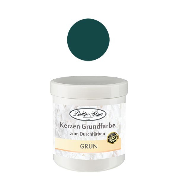 Base de vela Doktor-Klaus cor verde, 7g, em lata Base de vela Doktor-Klaus cor verde, 7g, em lata