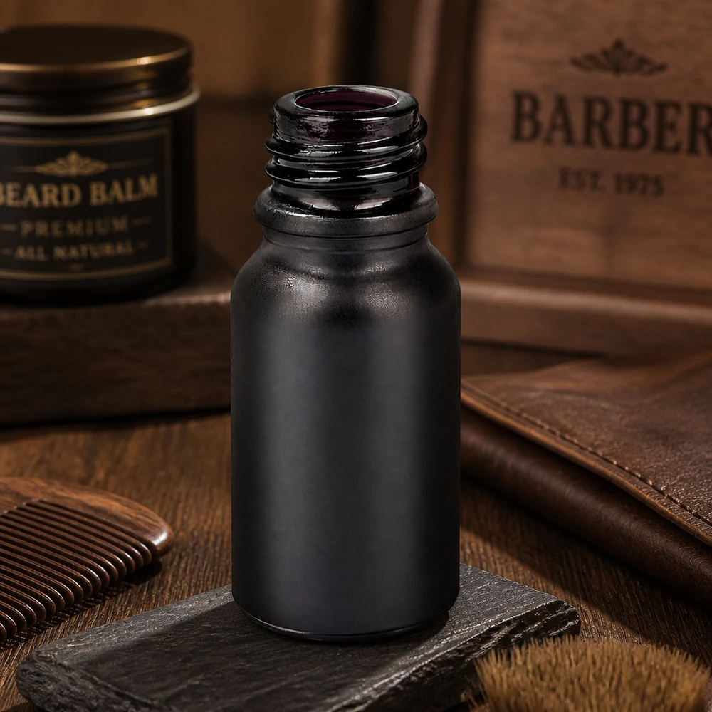 Frasco de farmácia de 10 ml BlackLine UT18/10 UNiTWIST com tampa de rosca prática para armazenamento seguro