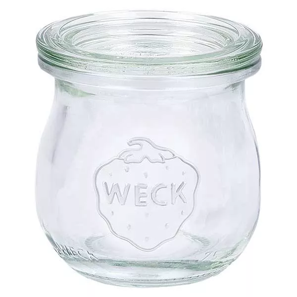 Frasco de tulipa de 75ml com tampa de vidro WECK RR40 Frasco de tulipa de 75ml com tampa de vidro WECK RR40