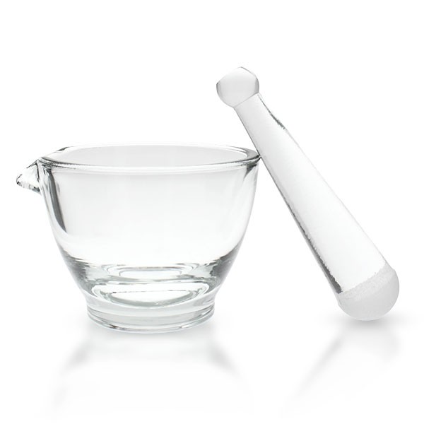 Almofariz e pilão ø100mm, superfície lisa