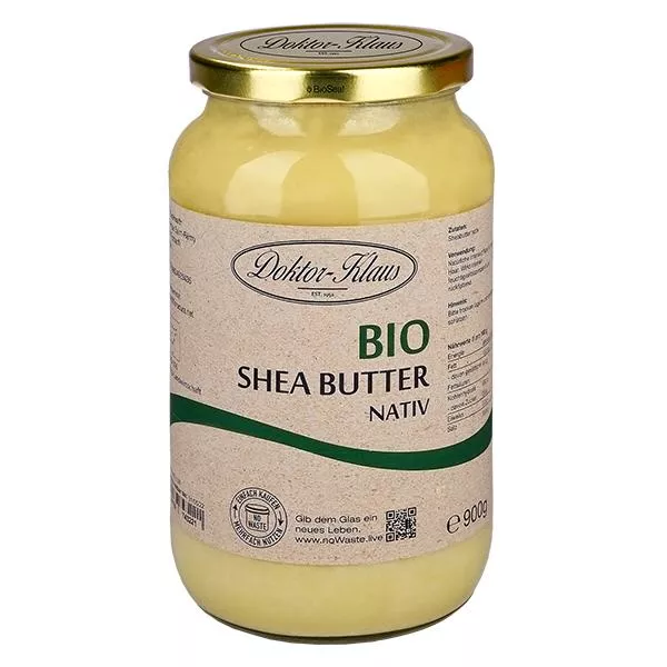 Manteiga SHEA nativa orgânica 900g Doktor-Klaus noWaste Manteiga SHEA nativa orgânica 900g Doktor-Klaus noWaste