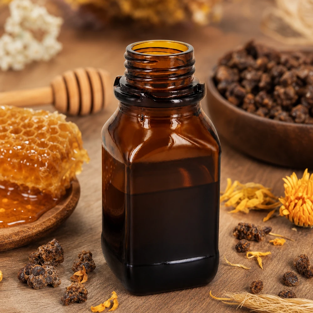 Frasco de vidro castanho de 100 ml para as suas substâncias valiosas Frasco de vidro castanho de 100 ml para as suas substâncias valiosas