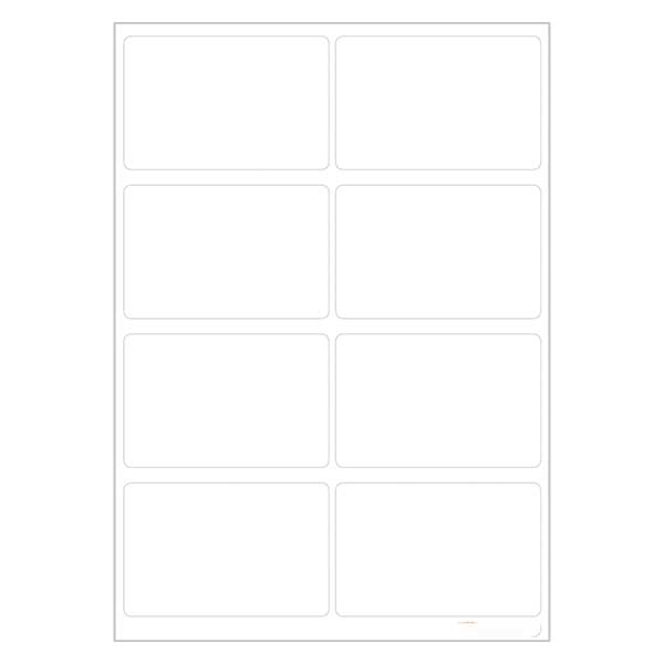 Etiquetas universais brancas (48 autocolantes) 25x40mm Etiquetas universais brancas (48 autocolantes) 25x40mm