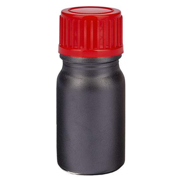 Frasco de 5 ml com tampa de rosca de 11 mm vermelho standard BlackLine UT18/5