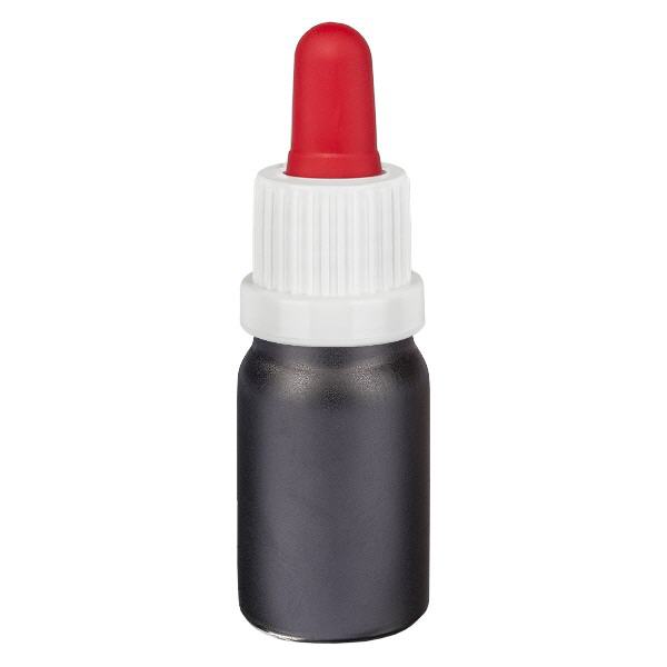 Frasco pipeta de 5ml branco/vermelho com fecho inviolável BlackLine UT18/5