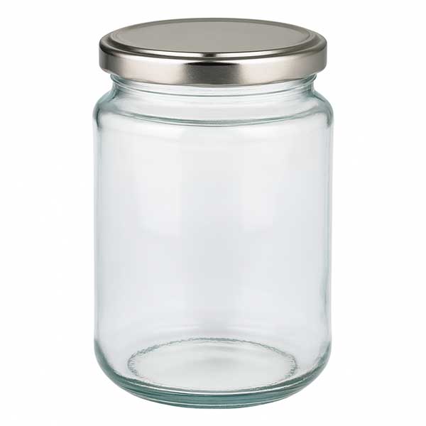 382ml Rundglas mit BasicSeal Deckel silber UNiTWIST