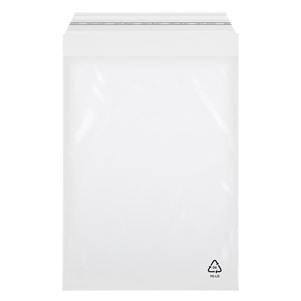 Saco com aba adesiva (embalagem de 100) 120x230mm/60µm Saco com aba adesiva (embalagem de 100) 120x230mm/60µm