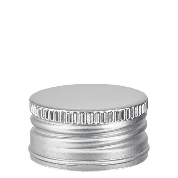 Tampa de rosca em polipropileno 31.5mm prata alumínio standard Tampa de rosca em polipropileno 31.5mm prata alumínio standard