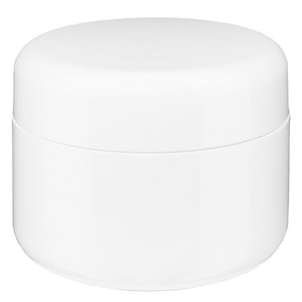 Boião de creme Softline branco 50ml com tampa de rosca Boião de creme Softline branco 50ml com tampa de rosca