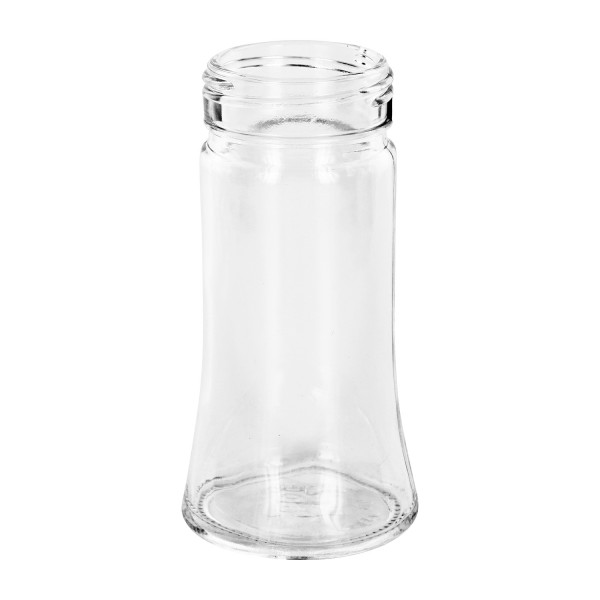 Frasco para sal/especiarias Bobby 95ml, fio 41mm vidro transparente Frasco de vidro transparente para especiarias Bobby, 95 ml, com rosca de 41 mm, para sal e especiarias