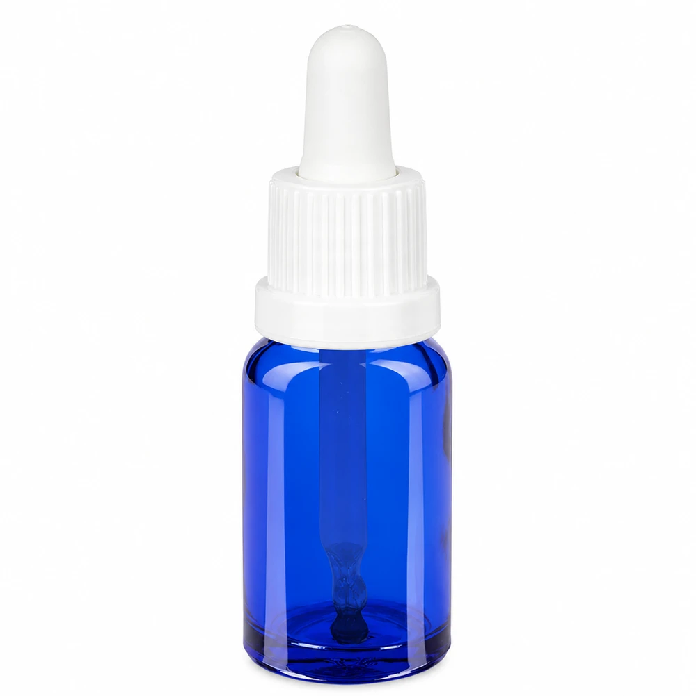 Frasco pipeta de 10ml branco com fecho inviolável BlueLine UT18/10
