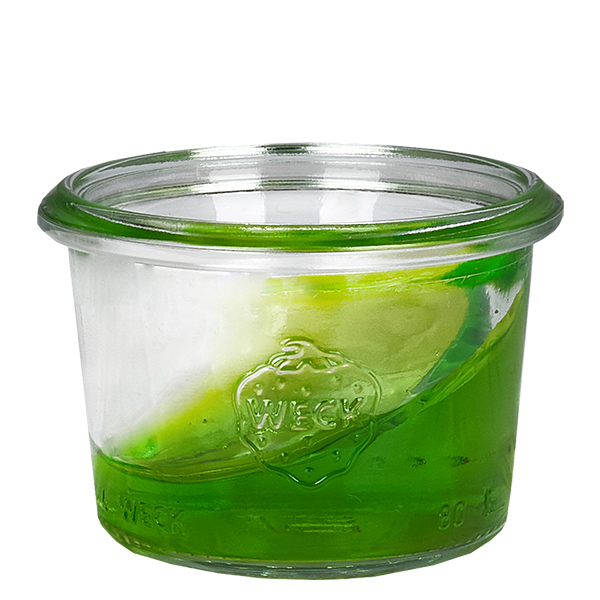 Conjunto de 48 copos de vidro Weck de 80ml Conjunto de 48 copos de vidro Weck de 80ml