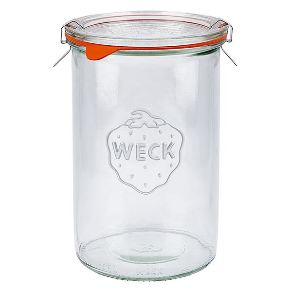 Copos de vidro de 1000ml completos WECK RR100